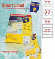 Smart Label  噴墨+鐳射+影印三用標籤 (100張) (3x9) K27