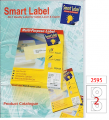 Smart Label  噴墨+鐳射+影印三用標籤 (100張) Dia-114.5mm / Dia(in)41mm - K2  #2595