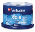 Verbatim  CD-R 52X  700MB/80min Branded Bulk (50片裝)   