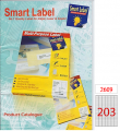 Smart Label  噴墨+鐳射+影印三用標籤 (100張) 30x10mm (7x29) K203 #2609