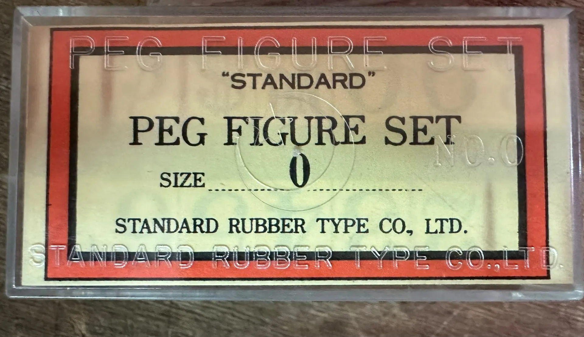 "STANDARD" #5 木柄字母組合印 - 3mm