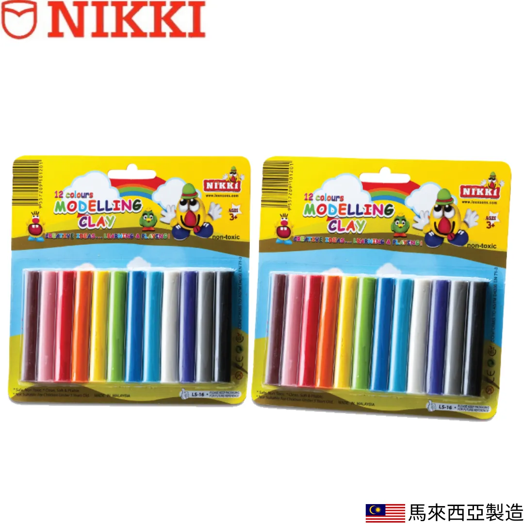 Nikki LS16 12色泥膠 (180g)
