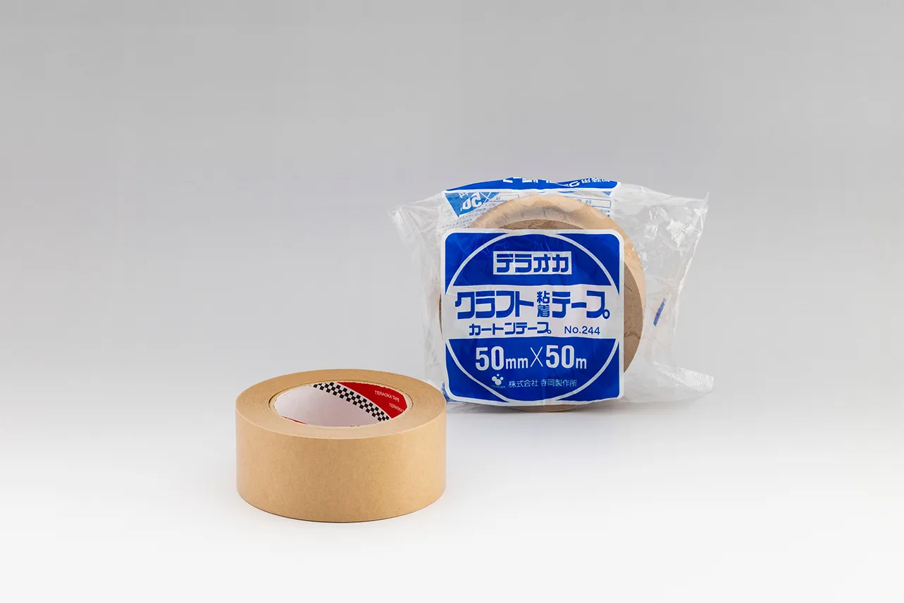 日本寺岡TERAOKA NO.244免水紙膠紙(箱)(自選規格)