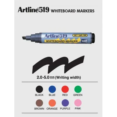 Artline EK-519 方咀白板筆  (2.0-5.0mm)