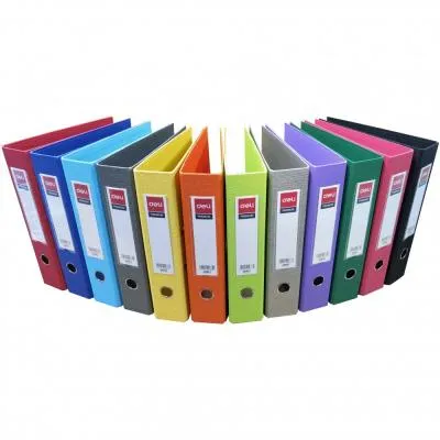 Deli  2" A4/F4 全包膠快勞Box File (混色)