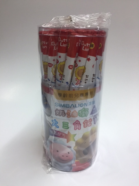 雄獅學前三角鉛筆 - 2B (36支裝)