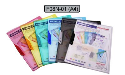 DATA BANK A4長夾透明膠快勞 F08N-01