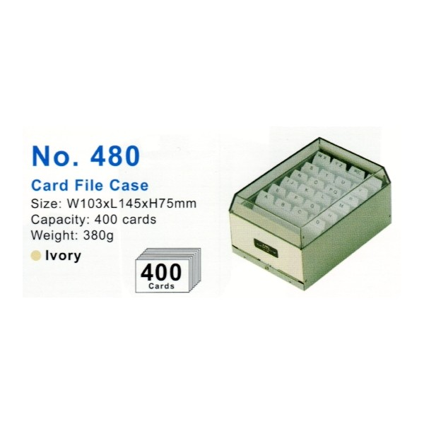 CARL 咭片盒 400張