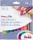 Pentel Color Pencil - 24'S