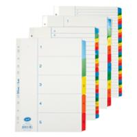BANTEX A4 厚紙顏色膠邊索引分類 A-Z  #6233-00