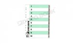 DATA BANK A4 灰色膠質索引分類  1-10 ID-10
