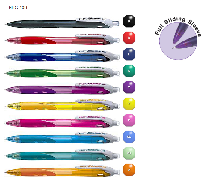 pilot HRG-10R REXGRIP 鉛芯筆