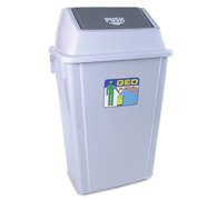 方型彈蓋垃圾桶  GEO 58  470L x 330W x 755H mm  (58 L)
