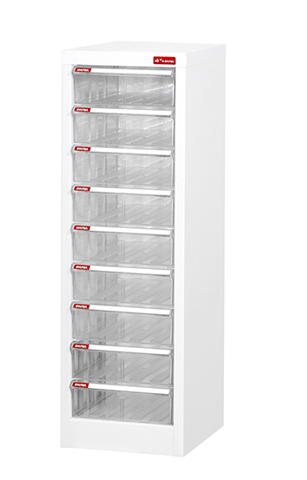 Shuter 樹德文件柜 A4-109H (9 透明闊抽屜)       285W x 343D x 880H (mm)