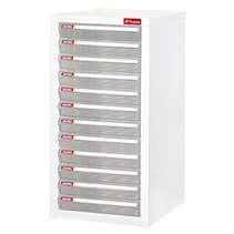 Shuter 樹德文件柜 A4-112P (12 透明薄抽屜)       285W x 343D x 574H (mm)