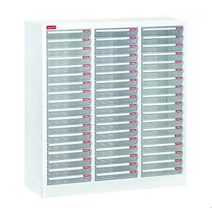 Shuter 座地樹德文件柜 A4-354P (3行 18x3 透明薄抽屜)  800W x 343D x 880H (mm)