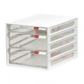 Shuter 樹德塑膠外殼文件柜 - 白色  DD-1221    250W x 340D x 230H (mm)