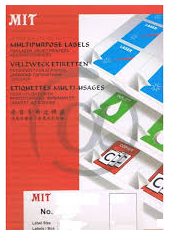 MIT 白色多用途標籤 (100張) (2x4) K8