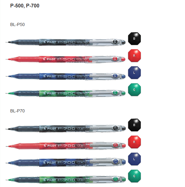 Pilot P-500 Ball Point Pen  BL-P50