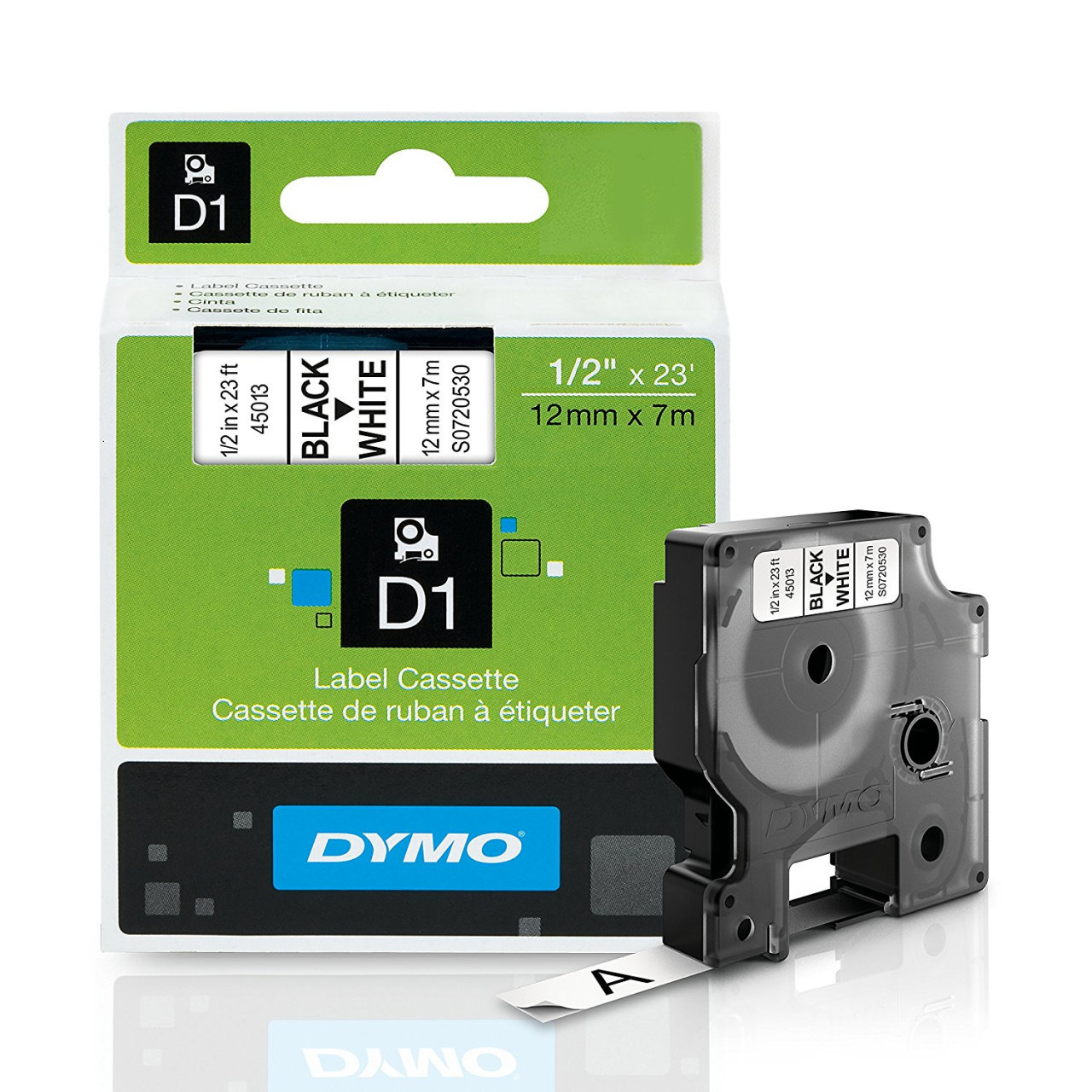 DYMO  12mm x 7M D1 標籤帶