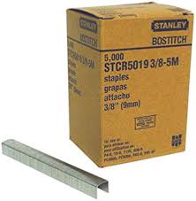 STANLEY BOSTITCH  STCR5019 3/8" 9mm 針 (5000枚)