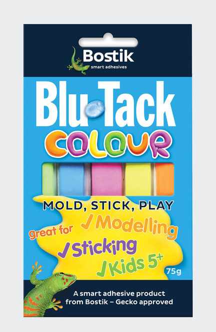 Bostik Blu-Tack  寶貼 萬用膠 (彩色) 75g