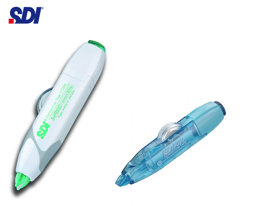 SDI i PUSH 輕按式改錯帶 CT-306/316 (6mm x 10M)