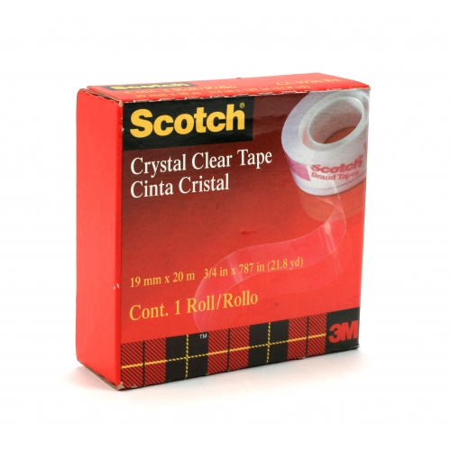 Scotch 思高牌#CC1920-B 晶瑩膠紙  3/4"x21.8yds