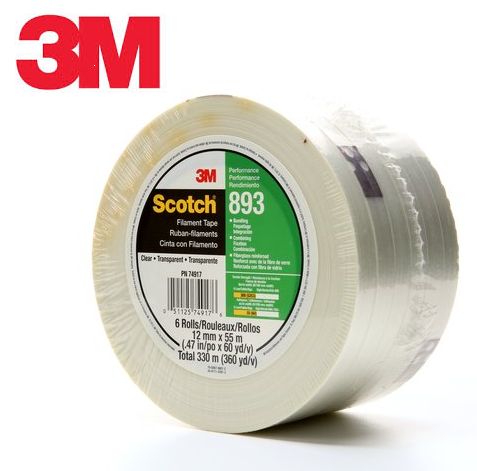 3M #893 纖維膠紙 3/4"x55M