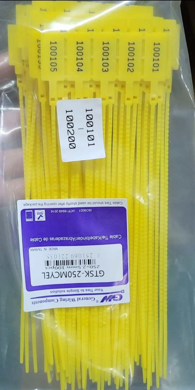 10" 台灣有編號索針 (SEAL) 100條裝