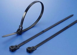 台灣黑色索帶 200mm x 3.6mm (100條)