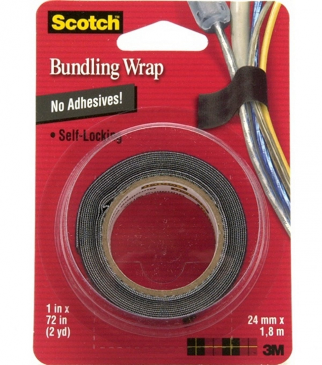 3M SCOTCH RF8210 摩術索帶 1" x 72" (黑色)