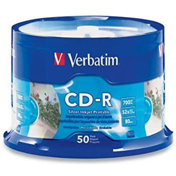 Verbatim Wide Inkjet Printable  CD-R (50片裝)