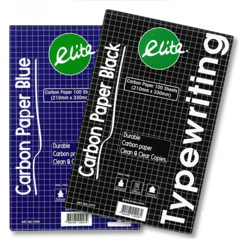 ELITE ECP500TW (打字機用) 過底紙 - 黑色 (100張裝)