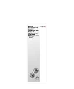 Olympia 9684 Lift-OFF Tape (Lift-OFF tape for Olympia Splendid / MD)
