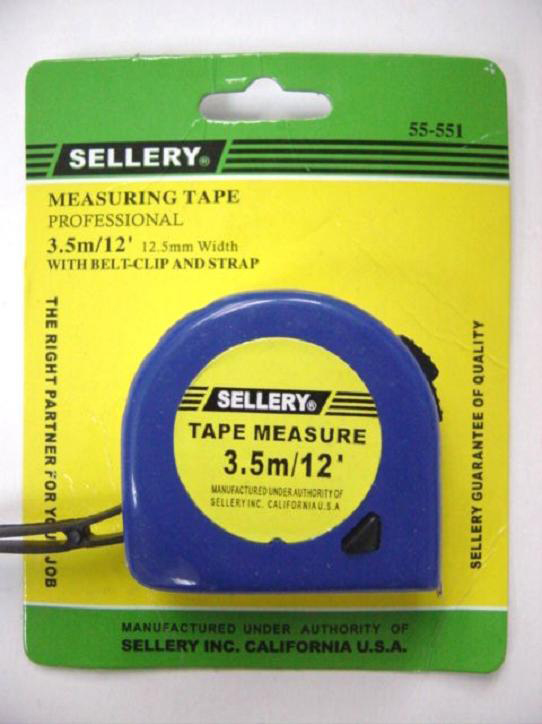 Sellery 鋼拉尺 - 3.5M/12'  12.5mm Width