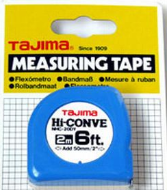 TAJIMA Hi-Conve 鋼拉尺 ( 2M/6FT) 藍殼