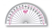 ANGEL AS-35 10cm 半圓量角器 (細)
