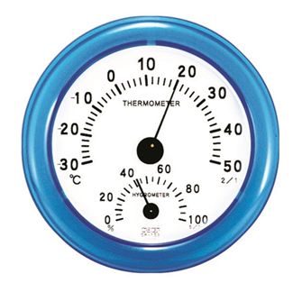 CRECER CR-223 圓形溫濕度計 (直徑22cm, -30℃ 至 50℃)
