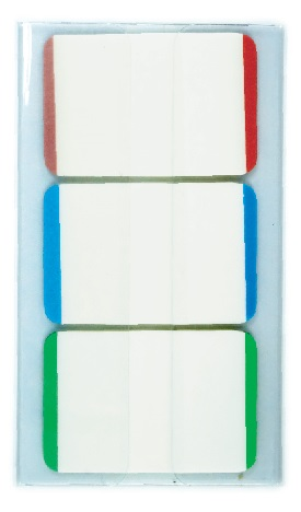 BANTEX 16678 抽取式3色膠標籤 (25 x 38mm)