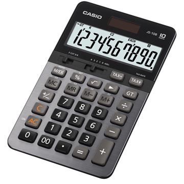 CASIO JS-10B Plus Desk-Top Calculators (10 digits)