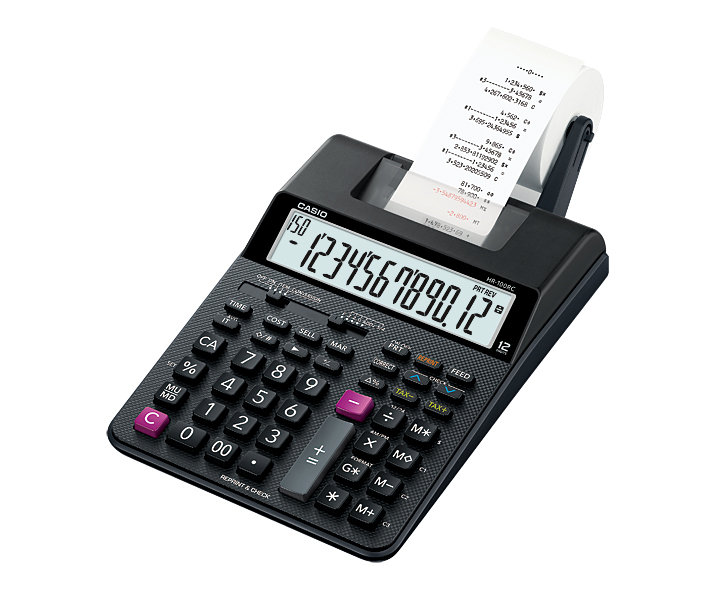 CASIO HR-100RC 出紙計算機 (12位)