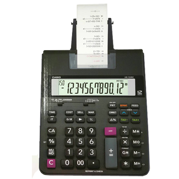 CASIO HR-150RC 出紙計算機(12位)