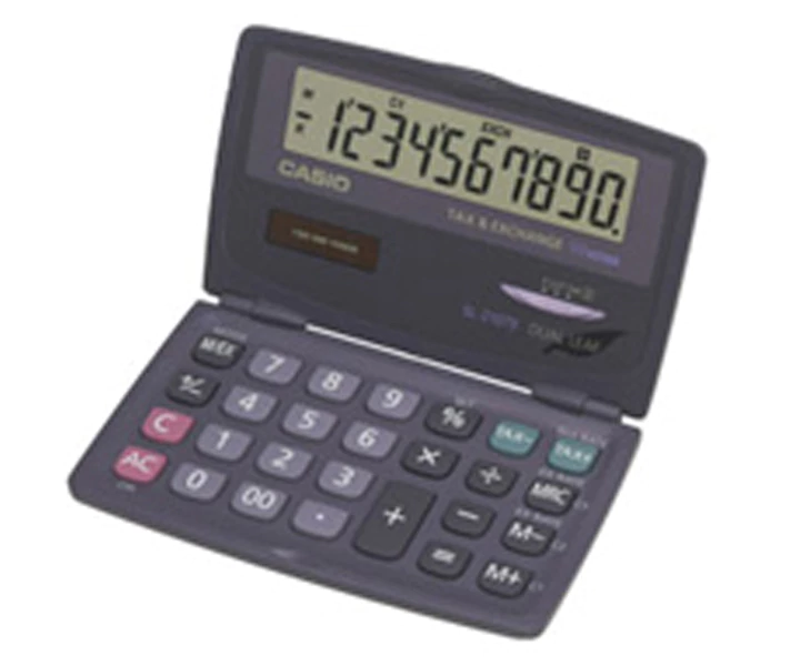 CASIO SL-210TE 攜帶式計算機 (10位)