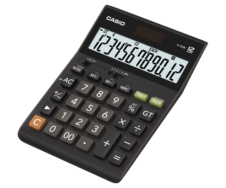 CASIO D-120F 計算機 (12位)