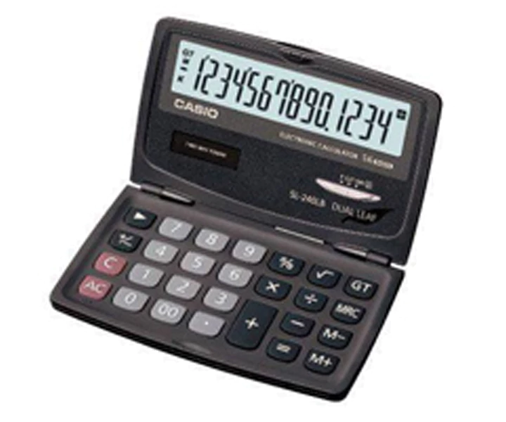 CASIO SL-240LB 攜帶式計算機 (14位)