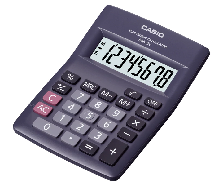 CASIO MW-5V 計算機 (8位)
