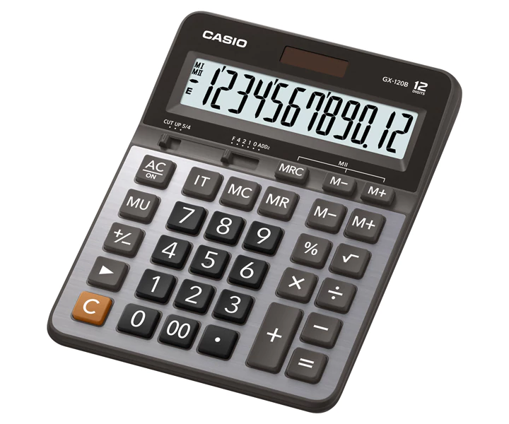CASIO GX-120B CALCULATOR (12 Digits)