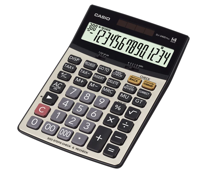 CASIO DJ-240D Plus 計算機 (14位)
