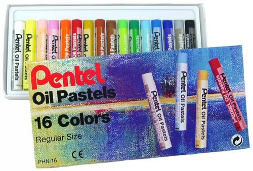 PENTEL 蟠桃兒油粉彩 16色 PHN-16